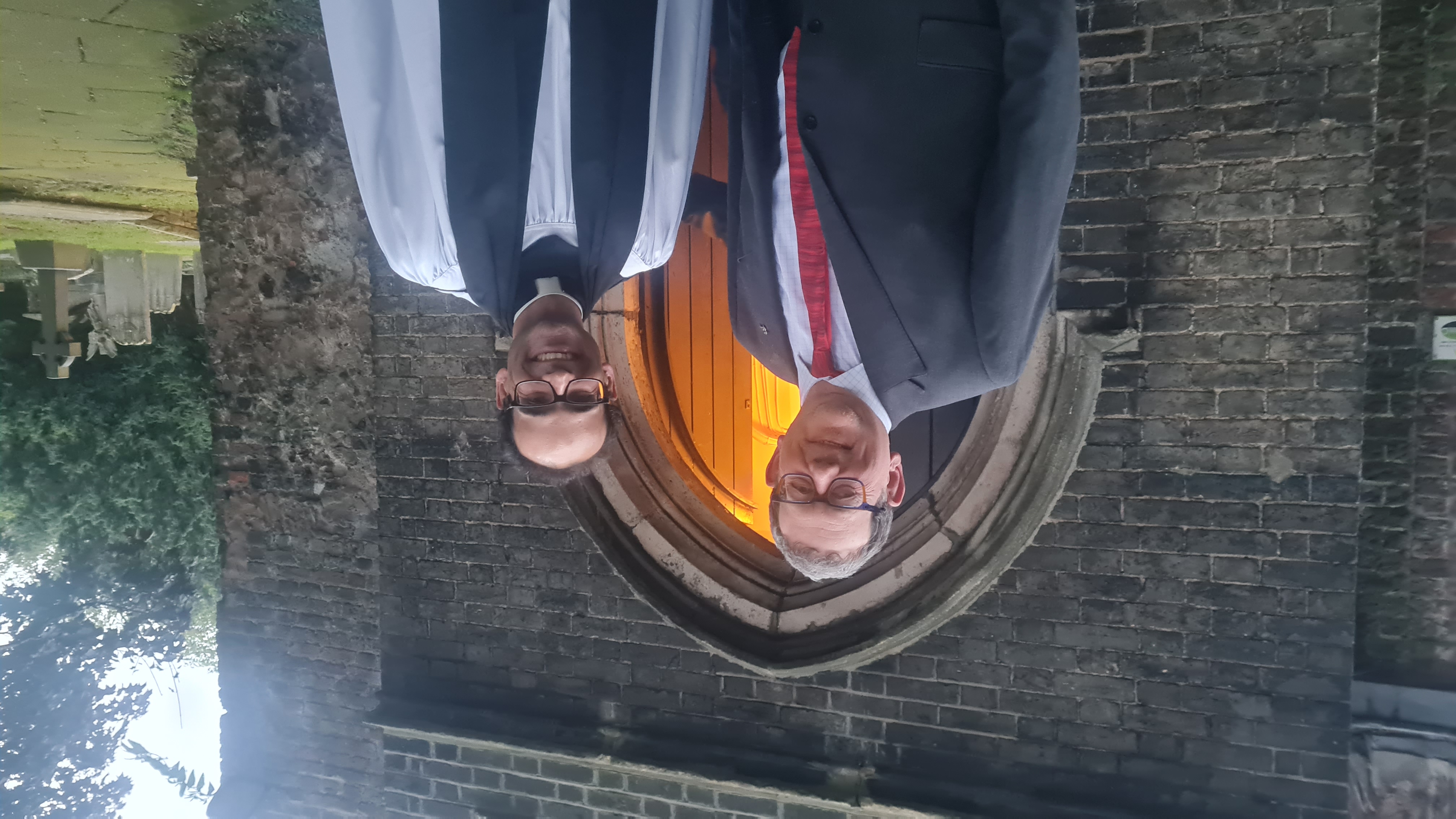 A recent LQG performance Phil Price with Father Paul Gurnham of St Mary Magdalene East Ham
